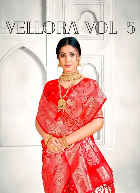 Vellora Vol 5 By Sl Banarasi Silk Fabric Saree Best Wholesale Shop In Surat